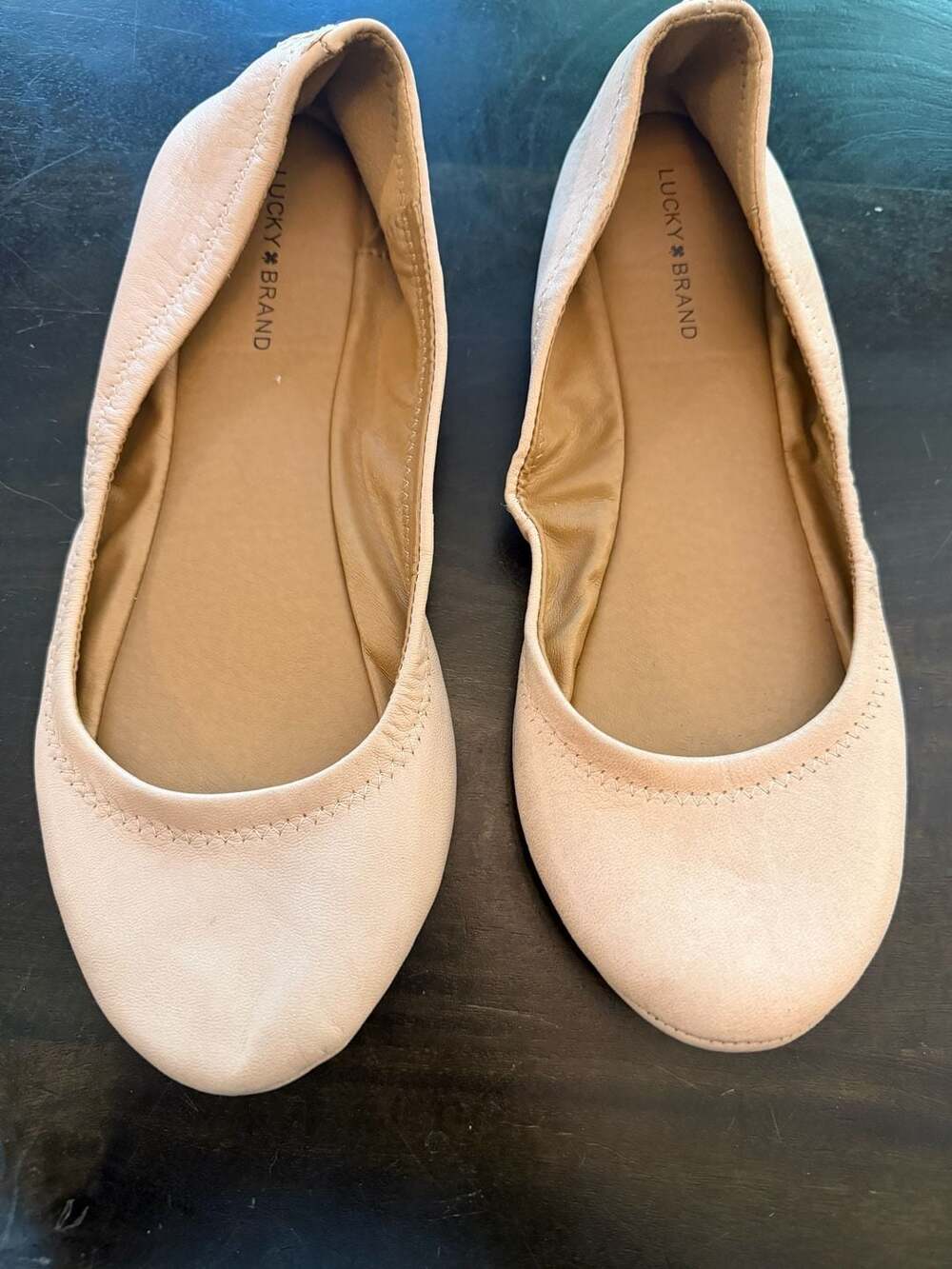 Lucky Brand Women's Emmie Ballet Flat Light Antler
